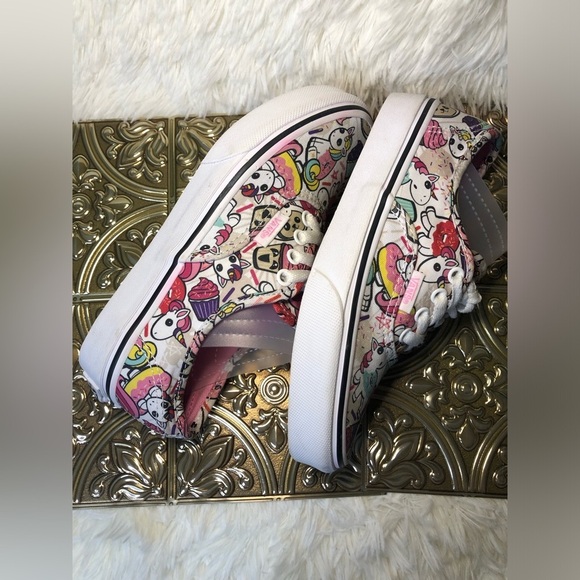 Vans Unicorn Print Kids Sneakers size 2 - Picture 12 of 16